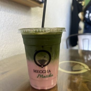 Meccha Matcha - Level 2 Matcha Strawberry Oat Latte - Desserts Near Me - Artesia, California Meccha Matcha - Level 2 Matcha Strawberry Oat Latte - Desserts Near Me - Artesia, California