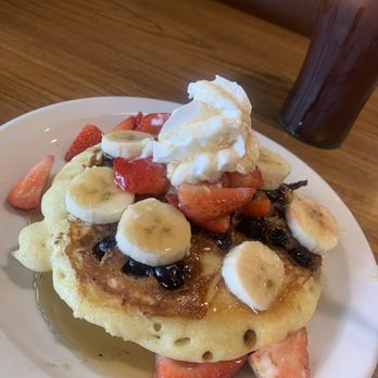 Denny's - Double Berry Banana Pancake Slam - Diners Near Me - Baldwin Park, California Denny's - Double Berry Banana Pancake Slam - Diners Near Me - Baldwin Park, California