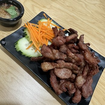 Thai Wok & Cafe - Pork jerky 10/10 recommend - Thai Near Me - Fresno, California Thai Wok & Cafe - Pork jerky 10/10 recommend - Thai Near Me - Fresno, California