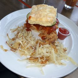 Hot Honey Chicken Biscuit