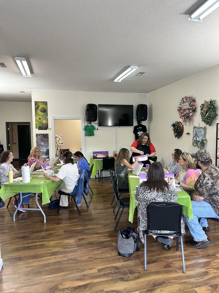 Social spots from For His Glory Paint & Pray Parties