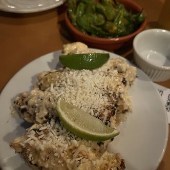 Toro - corn (shishito peppers in the back) - Tapas Bars Near Me - Boston, Massachusetts Toro - corn (shishito peppers in the back) - Tapas Bars Near Me - Boston, Massachusetts