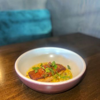 Culinary Dropout - Roasted Salmon | IG @moniquedao - New American Near Me - Orange, California
