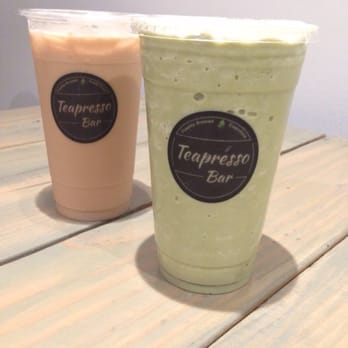 Teapresso Bar - Black milk tea & green tea kit kat. Their secret menu - Coffee & Tea Near Me - Honolulu, Hawaii Teapresso Bar - Black milk tea & green tea kit kat. Their secret menu - Coffee & Tea Near Me - Honolulu, Hawaii