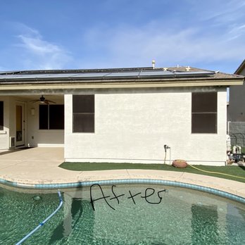Robo Painting - Stucco repair and new paint on house and block wall. - Painters Near Me - Phoenix, Arizona