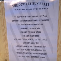 Cow Key Channel Bridge Run 0K - 1st Annual 2014 Heat Categories