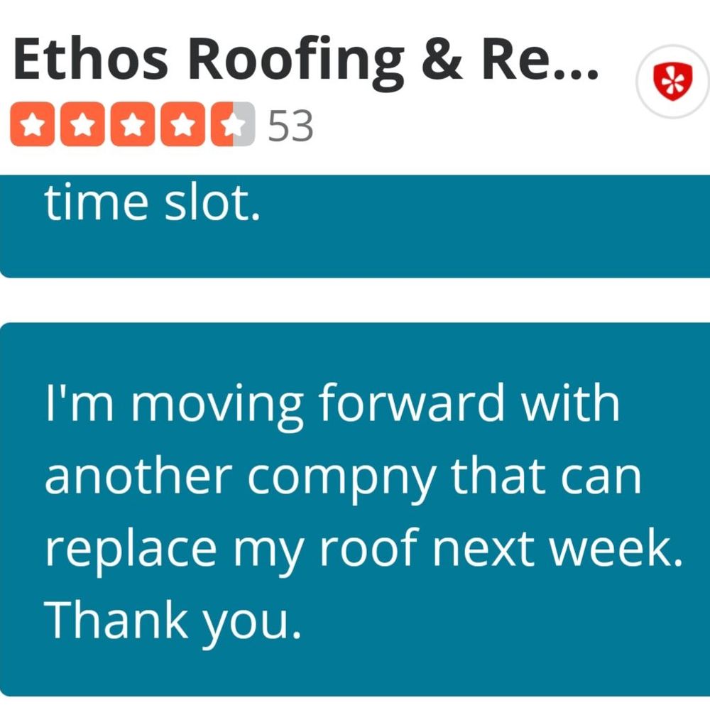 Screenshot of my message on Yelp Projects Screenshot of my message on Yelp Projects