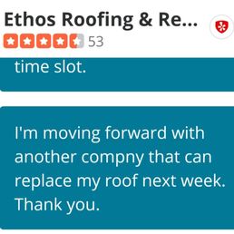 Screenshot of my message on  Yelp Projects