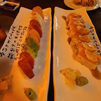 Aya Sushi - Rainbow and Jack in the box roll - Japanese Near Me - Olympia, Washington Aya Sushi - Rainbow and Jack in the box roll - Japanese Near Me - Olympia, Washington