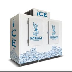 Express Ice - 2 door merchandiser available upon request & volume!