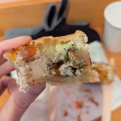 Interior of quiche