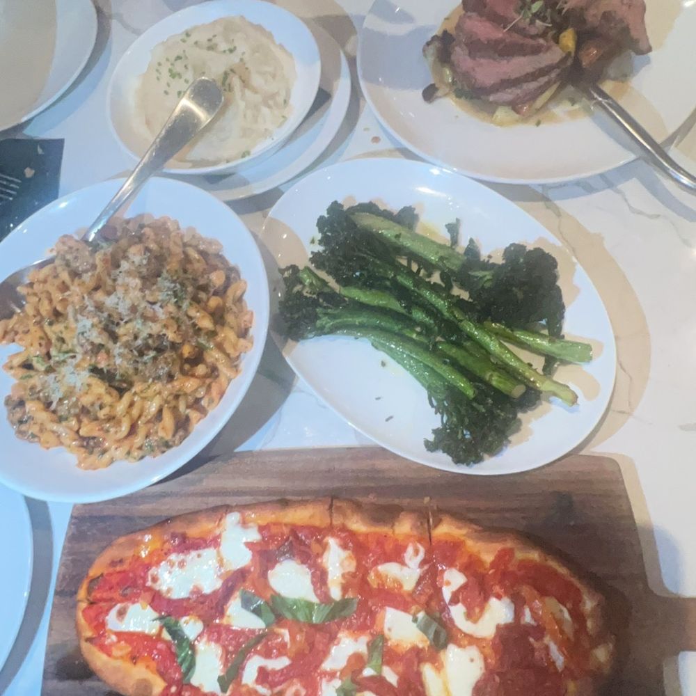Bar Verona - 8oz Filet Mignon (GF) Giuseppe's Charred Broccolini, Chile & Lemon (GF) Roasted Garlic Mashed Potatoes margarita flatbread - Bars Near Me - Washington, Michigan Bar Verona - 8oz Filet Mignon (GF) Giuseppe's Charred Broccolini, Chile & Lemon (GF) Roasted Garlic Mashed Potatoes margarita flatbread - Bars Near Me - Washington, Michigan