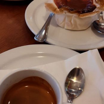 Moon & Turtle - Basque cheesecake and espresso. - Seafood Near Me - Hilo, Hawaii