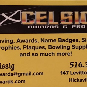 Excelsior Awards And Pro Shop - Trophy Shops Near Me - Hicksville, New York Excelsior Awards And Pro Shop - Trophy Shops Near Me - Hicksville, New York