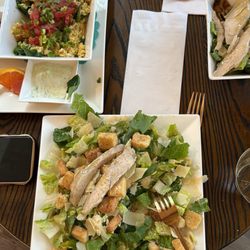Paneah's Bistro - Breakfast bowl & Caesar salad