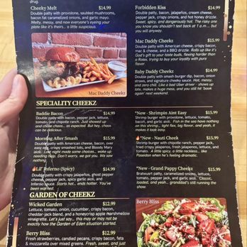 Cheekz Burgers - Menu - Burgers Near Me - Sandusky, Ohio