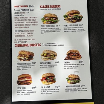 Marty’s - Front menu - Burgers Near Me - Hackensack, New Jersey