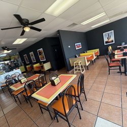 Taco Casa - They freshened up the interior. New tiles, fresh paint and new wall art. Looks nice.