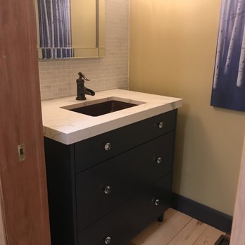 Rock Tops Surfaces - Powder Room - Building Supplies Near Me - Springville, Utah Rock Tops Surfaces - Powder Room - Building Supplies Near Me - Springville, Utah