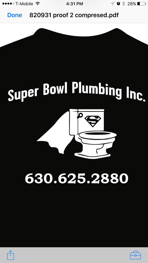 Slide of Super Bowl Plumbing