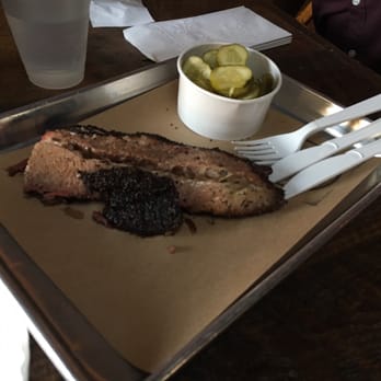 Hometown Bar-B-Que - Beef brisket & pickles - Barbeque Near Me - Brooklyn, New York Hometown Bar-B-Que - Beef brisket & pickles - Barbeque Near Me - Brooklyn, New York