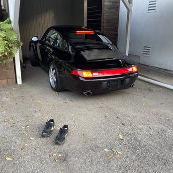 Carluv - 1996 Porsche 993-911 - Stunning transformation. 2 Stage Paint Correction & Ceramic Protection. Client's shoes & socks blown completely off - Car Wash Near Me Carluv - 1996 Porsche 993-911 - Stunning transformation. 2 Stage Paint Correction & Ceramic Protection. Client's shoes & socks blown completely off - Car Wash Near Me
