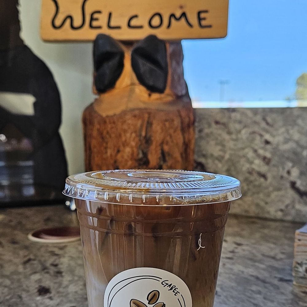 Gabee Coffee - Iced Latte with Lavender Syrup - Coffee & Tea Near Me - Boulder, Colorado Gabee Coffee - Iced Latte with Lavender Syrup - Coffee & Tea Near Me - Boulder, Colorado
