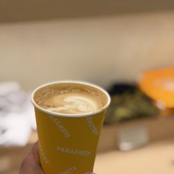 Delicious latte but even after 3 shots of coffee it was light.