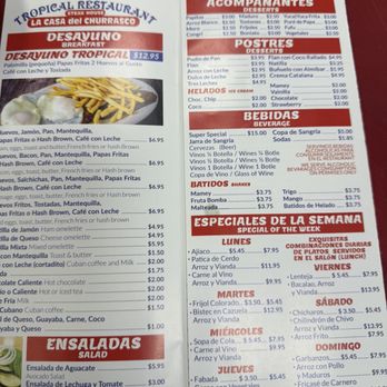 Tropical Restaurant - Cuban Near Me - Hialeah, Florida