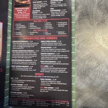 Big Woody's - Menu - Sports Bars Near Me - Allentown, Pennsylvania Big Woody's - Menu - Sports Bars Near Me - Allentown, Pennsylvania