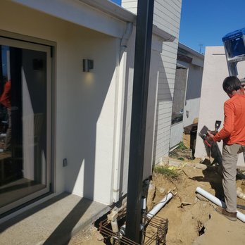 Rain Water Systems - Albert installed a down spout and new drainage for our new construction in North PB - Gutter Services Near Me Rain Water Systems - Albert installed a down spout and new drainage for our new construction in North PB - Gutter Services Near Me