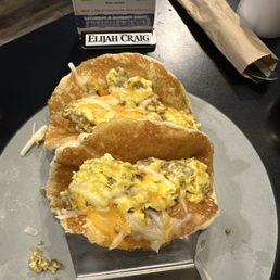 Pancake Tacos are amazing so was the chicken and biscuits and the Farmers Bisquit platter. So goood Pancake Tacos are amazing so was the chicken and biscuits and the Farmers Bisquit platter. So goood