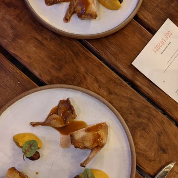 River Twice - Vermont Quail | 898 Squash, Ben's Family Figs, Peanut Miso - New American Near Me - Philadelphia, Pennsylvania