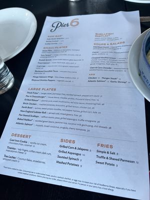 Menu photo 3 Pier 6 Boston Waterfront Charlestown, MA Menu photo 3 Pier 6 Boston Waterfront Charlestown, MA