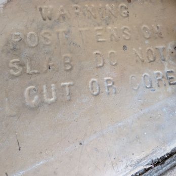 Royalty Design & Build - PT slab stamp in garage - General Contractors Near Me - San Diego, California Royalty Design & Build - PT slab stamp in garage - General Contractors Near Me - San Diego, California