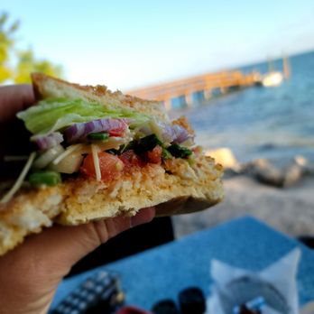 Lazy Days Restaurant - Delicious Conch Fritter sandwich - Seafood Near Me - Islamorada, Florida Lazy Days Restaurant - Delicious Conch Fritter sandwich - Seafood Near Me - Islamorada, Florida