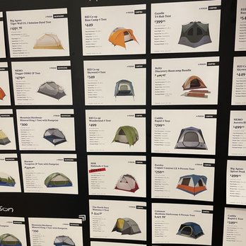 REI - The vast variety of tents available...I ended up with a Gazelle pop-up tent! - Outdoor Gear Near Me - Saint Louis, Missouri