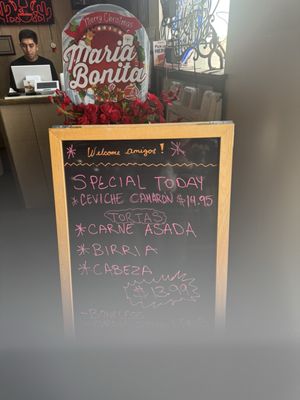 Menu photo 2 Maria Bonita Mexican Kitchen Tucson, AZ Menu photo 2 Maria Bonita Mexican Kitchen Tucson, AZ