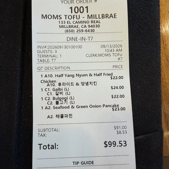 Mom's Tofu House - Korean Near Me - Millbrae, California