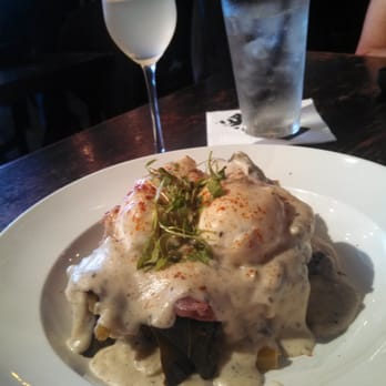MAX's Wine Dive - Eggs MAX and a grapefruit mimosa :) - Wine Bars Near Me - Houston, Texas