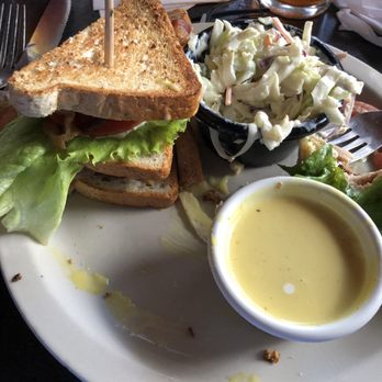 Rafferty's Restaurant & Bar - Great club sandwich. I quickly devoured 1/2 before taking a pic. Went with slaw instead of fries. - American Near Me - Lexington, Kentucky