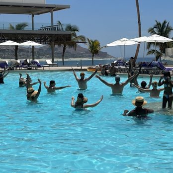 Paradisus Los Cabos - Water aerobics in the main pool - Hotels Near Me - Los Cabos, BCS Paradisus Los Cabos - Water aerobics in the main pool - Hotels Near Me - Los Cabos, BCS