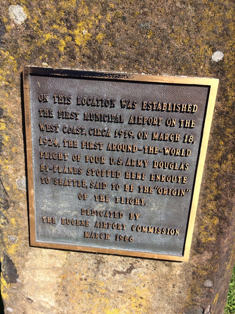 EUGENE MUNICIPAL AIRPORT MONUMENT 19752097 Fillmore St, Eugene