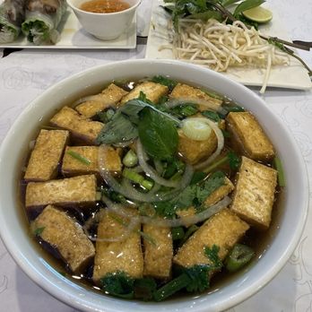 Pho Queen - tofu pho w/beef broth. - Vietnamese Near Me - Pleasanton, California Pho Queen - tofu pho w/beef broth. - Vietnamese Near Me - Pleasanton, California