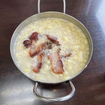 O Street Cafe - BBQ Pork and Egg with Macaroni in Soup - Chinese Near Me - Newmarket, Ontario