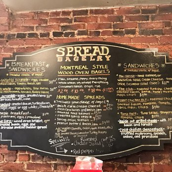 Spread Bagelry - Main menu - Breakfast & Brunch Near Me - Philadelphia, Pennsylvania Spread Bagelry - Main menu - Breakfast & Brunch Near Me - Philadelphia, Pennsylvania