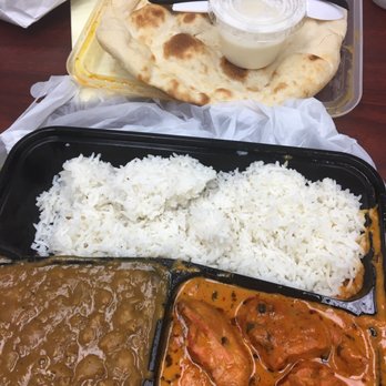 Bombay Cafe - Lunch special $6.99 - Butter chicken & chickpeas - Indian Near Me - Fairfax, Virginia