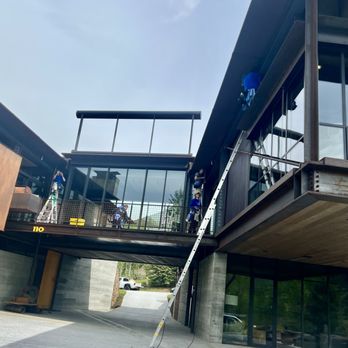 Ketchum Window Cleaning - Large modern modern home window cleaning by Ketchum Window Cleaning - Window Washing Near Me - Hailey, Idaho Ketchum Window Cleaning - Large modern modern home window cleaning by Ketchum Window Cleaning - Window Washing Near Me - Hailey, Idaho