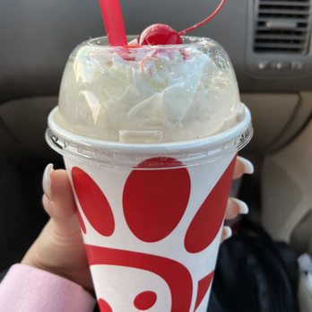 Chick-fil-A - Chocolate shake - Fast Food Near Me - San Jose, California