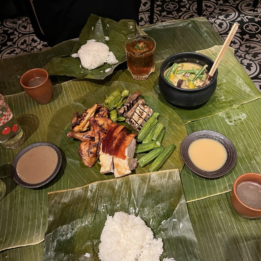 Naks - Grilled Baby Chicken (Inihaw na Manok) Lechon belly Vegetable & Shrimp Stew (Ginataang Gulay) Grilled vegetables - Filipino Near Me - New York, New York Naks - Grilled Baby Chicken (Inihaw na Manok) Lechon belly Vegetable & Shrimp Stew (Ginataang Gulay) Grilled vegetables - Filipino Near Me - New York, New York